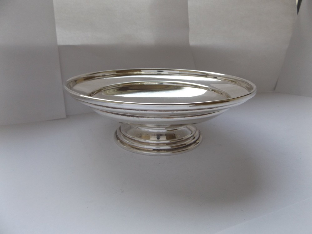 Lovely Hallmarked Silver Pedestal Bowl View II