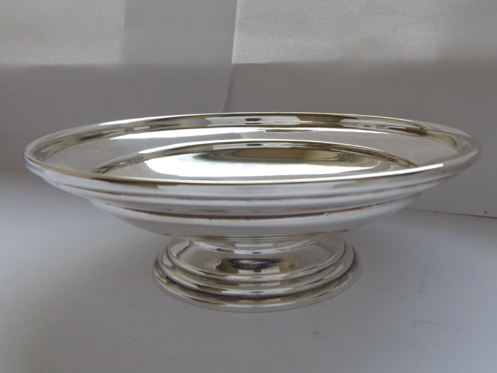 Lovely Hallmarked Silver Pedestal Bowl View VI