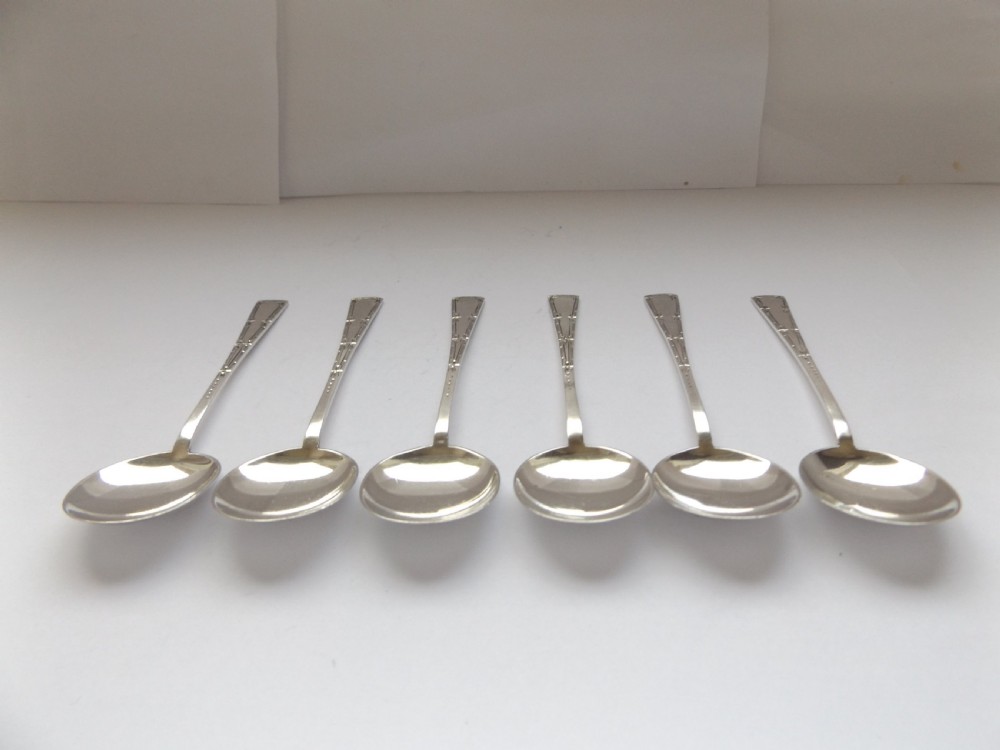 Set of Six Hallmarked Silver Spoons View II