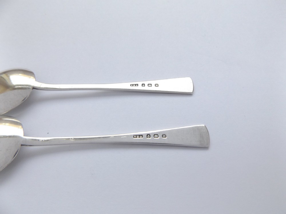 Set of Six Hallmarked Silver Spoons View VI