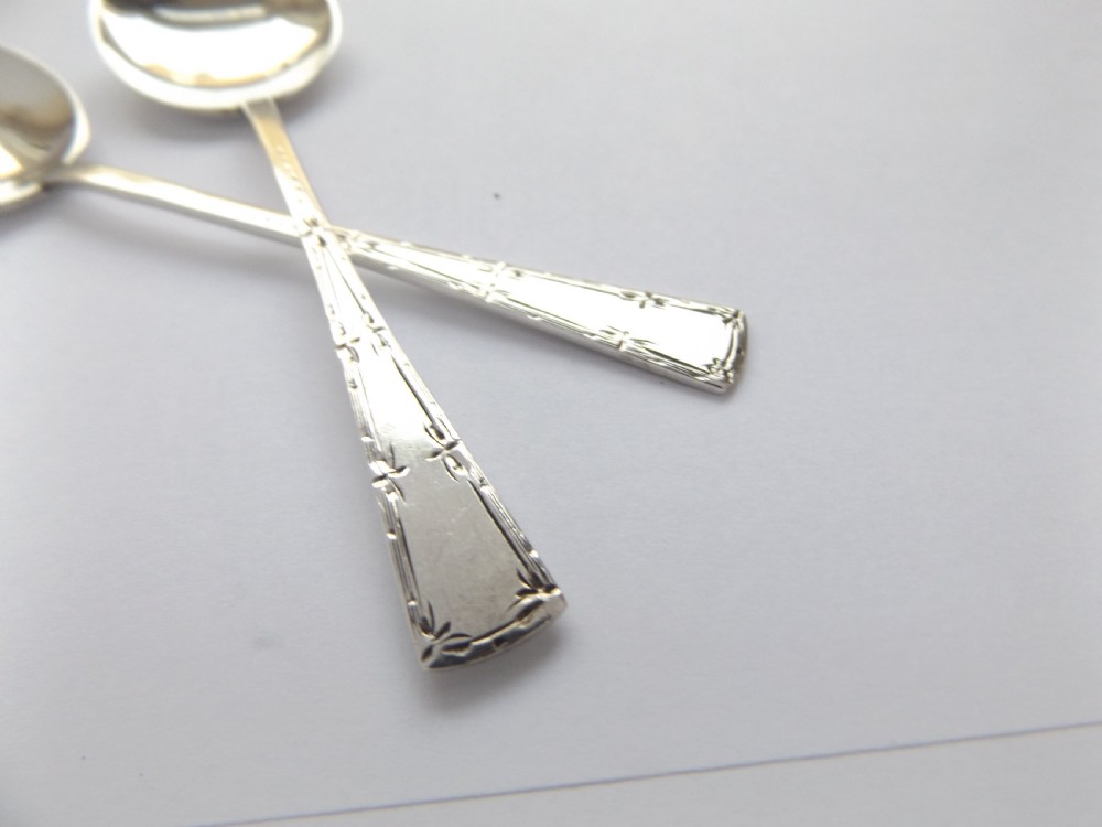 Set of Six Hallmarked Silver Spoons View VII