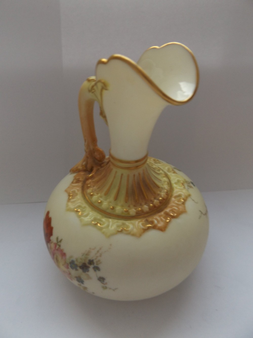 Beautiful Antique Victorian Royal Worcester Jug View II