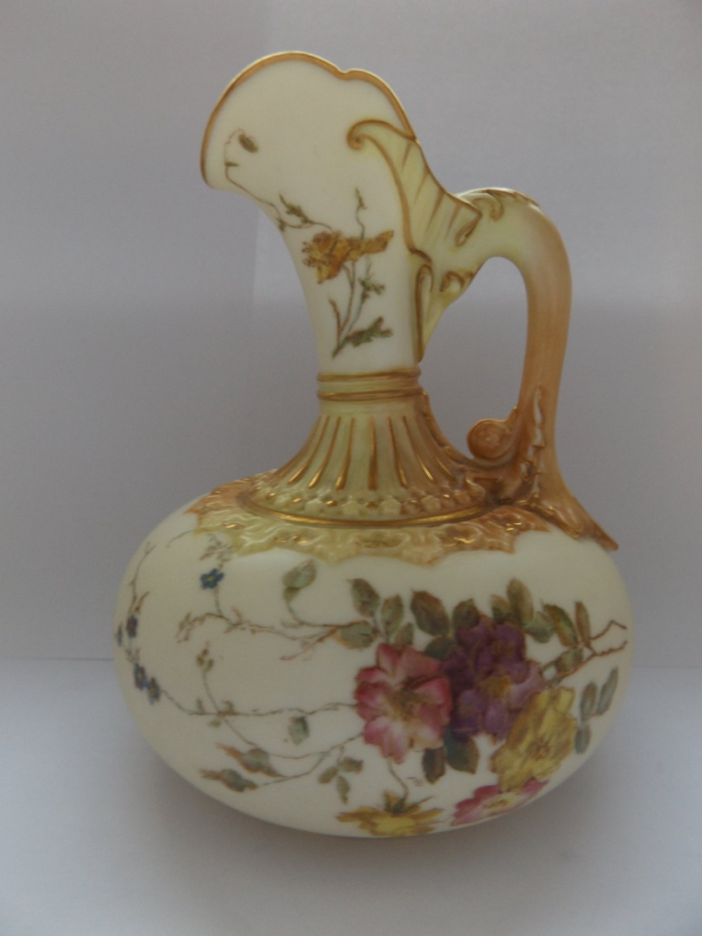 Beautiful Antique Victorian Royal Worcester Jug View IV