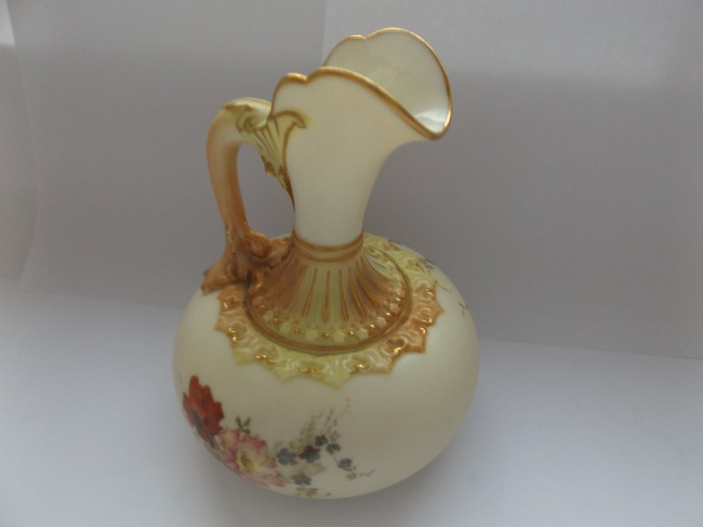 Beautiful Antique Victorian Royal Worcester Jug View VII