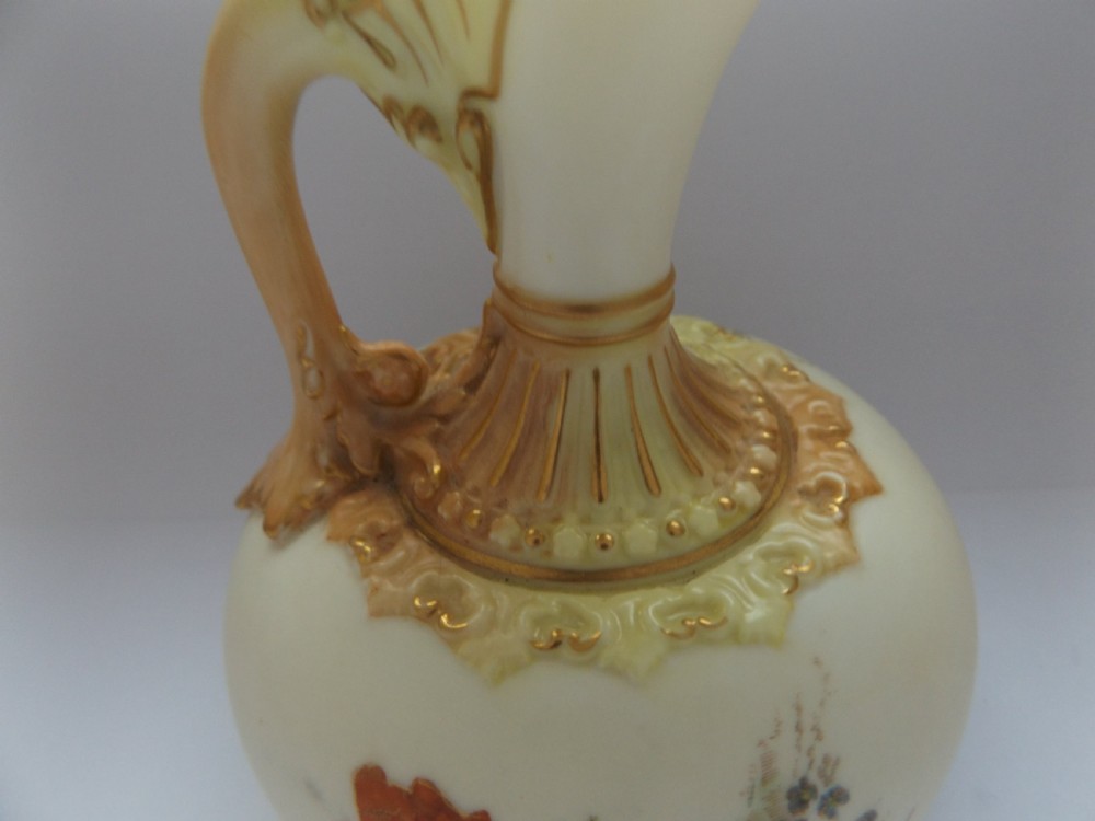 Beautiful Antique Victorian Royal Worcester Jug View IX