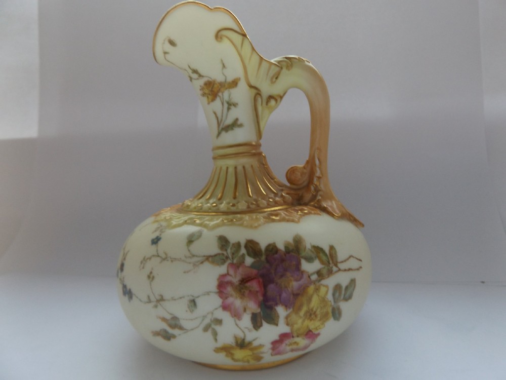 Beautiful Antique Victorian Royal Worcester Jug View XIII