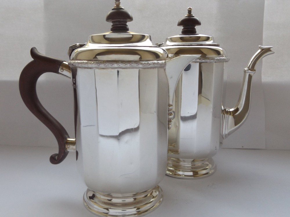 Super Art Deco  Silver Café au Lait Set View IV