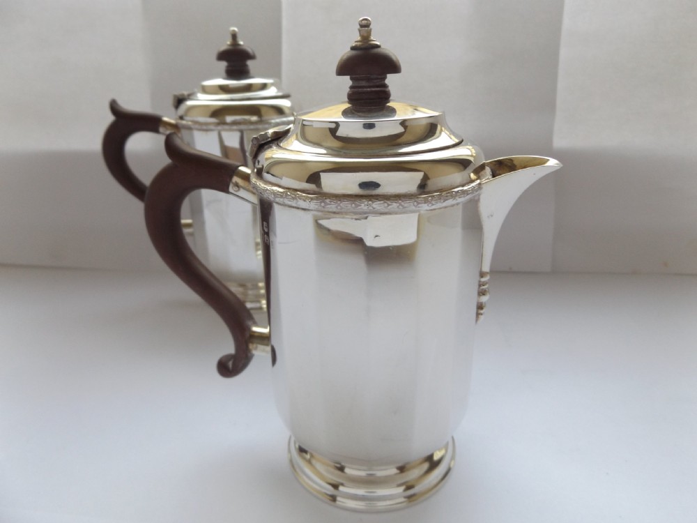 Super Art Deco  Silver Café au Lait Set View VII
