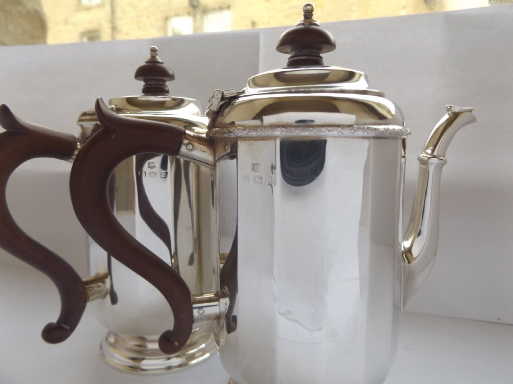 Super Art Deco  Silver Café au Lait Set View X
