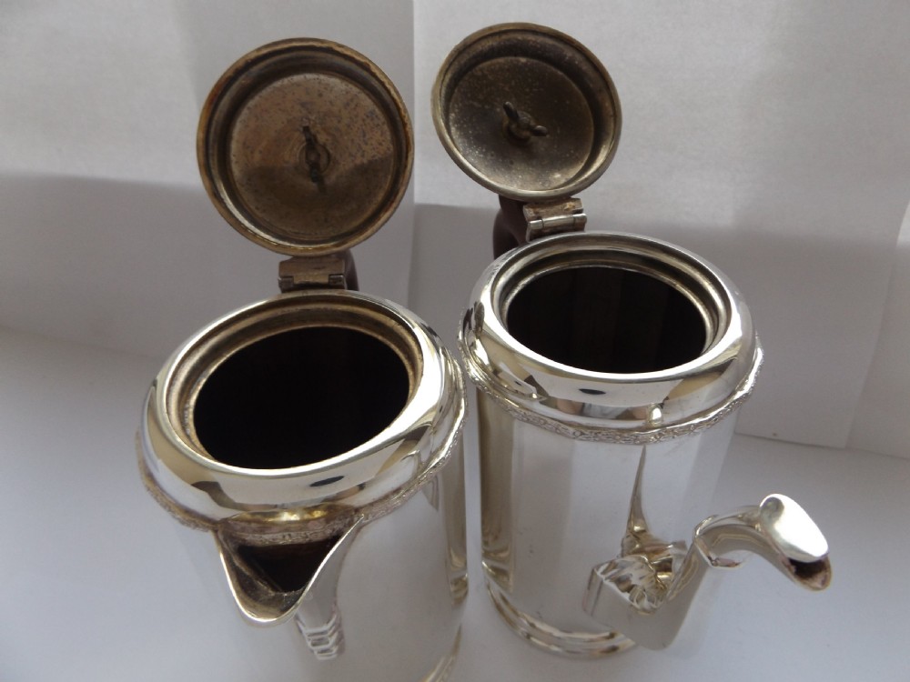 Super Art Deco  Silver Café au Lait Set View XI