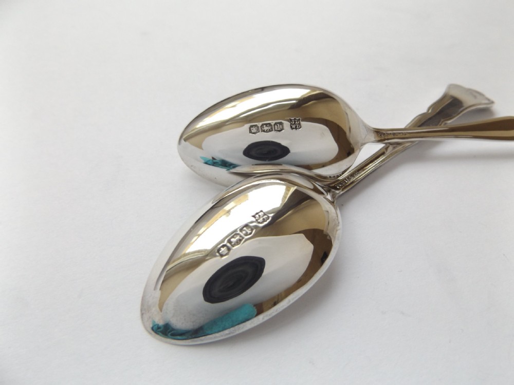 Boxed Set of Six Silver Tea Spoons View IX