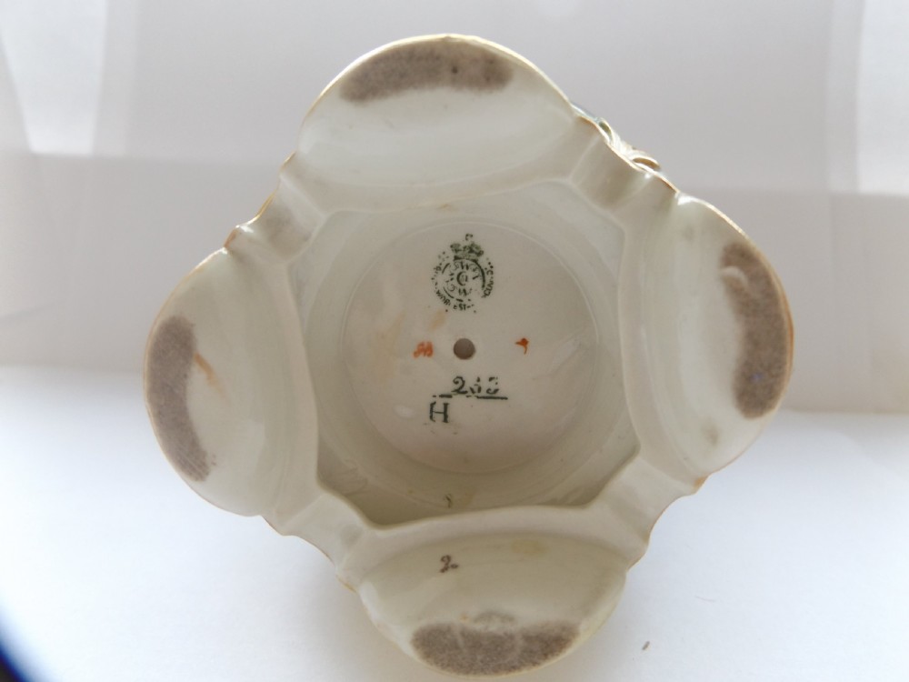 Beautiful Royal Worcester Twin Handled Vase Signed E Barker View XIII