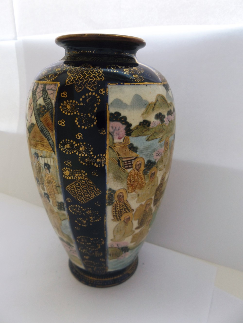 Japanese Meiji Period Satsuma Vase View II