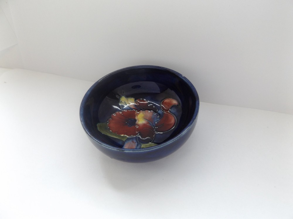 Lovely Moorcroft Orchid Pattern Bowl View II