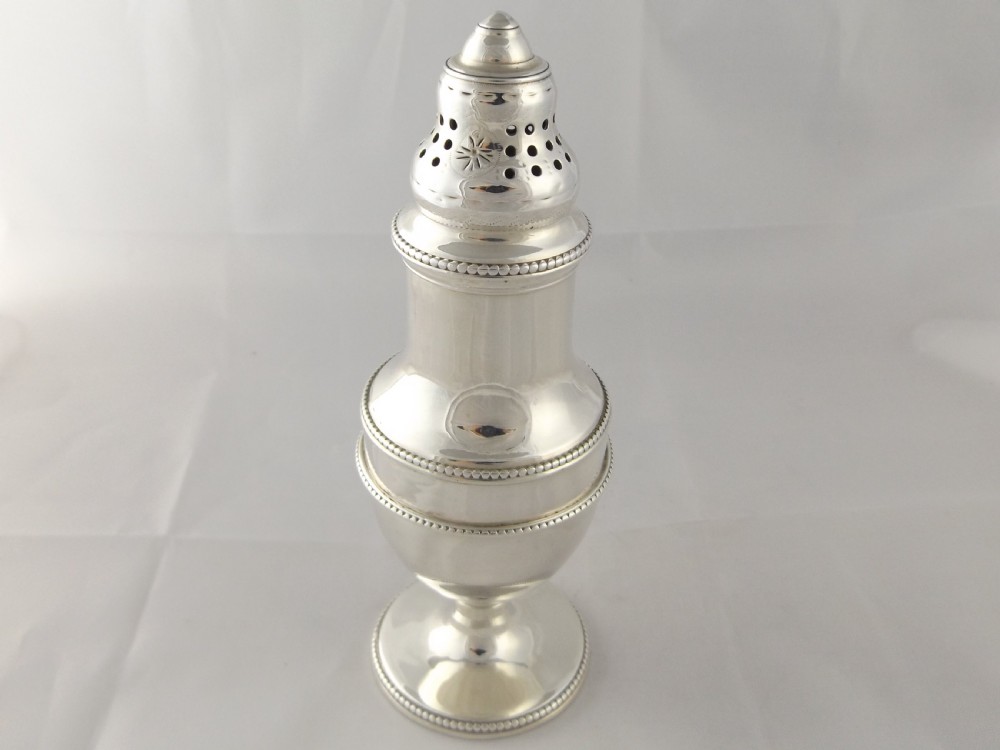 Super Hallmarked Silver George111 Sugar Castor PRICE REDUCCED View II