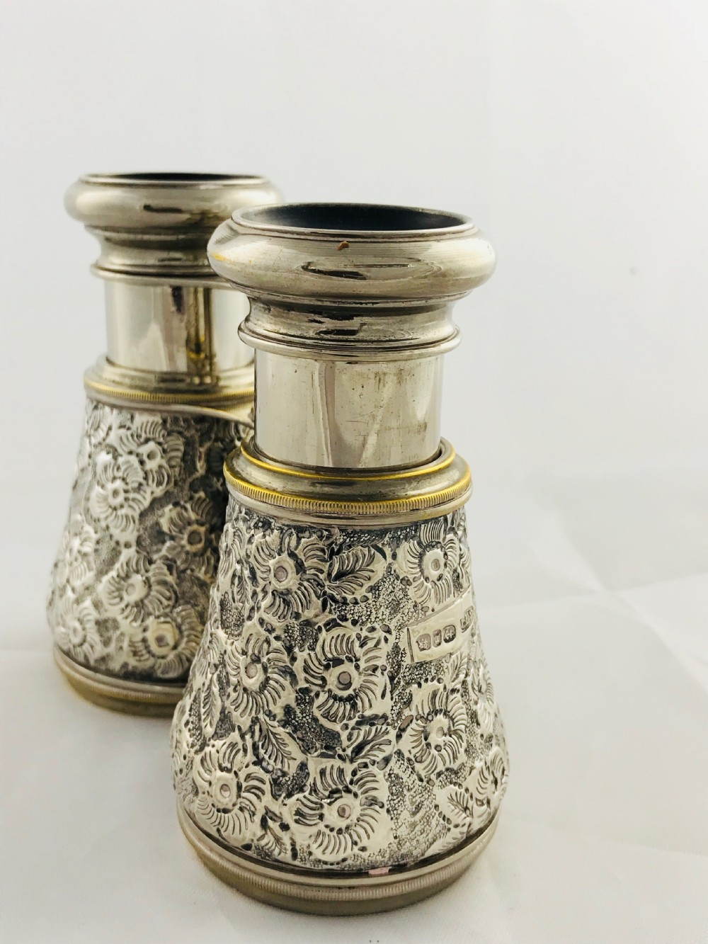 A Pair of Late Victorian Silver Mounted Binoculars  View III