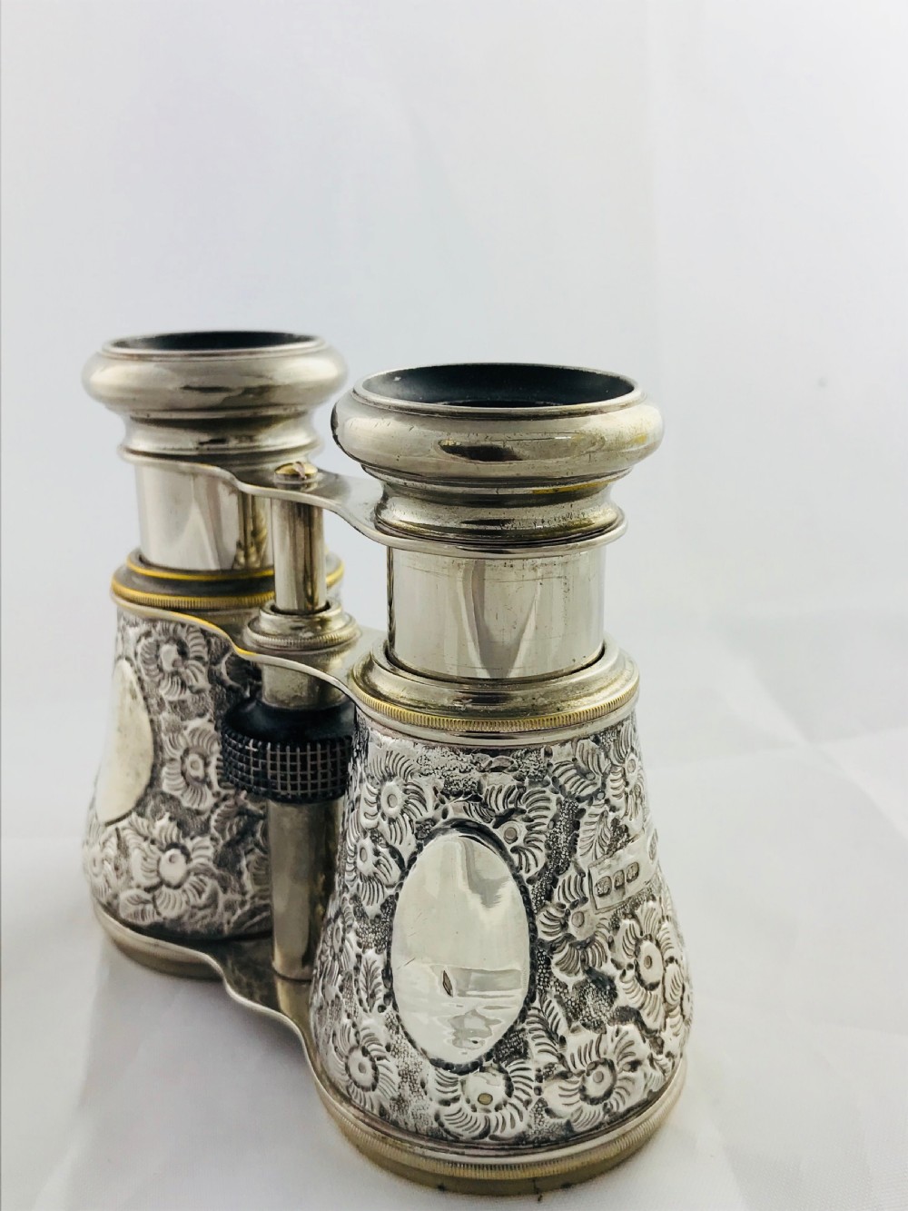 A Pair of Late Victorian Silver Mounted Binoculars  View II