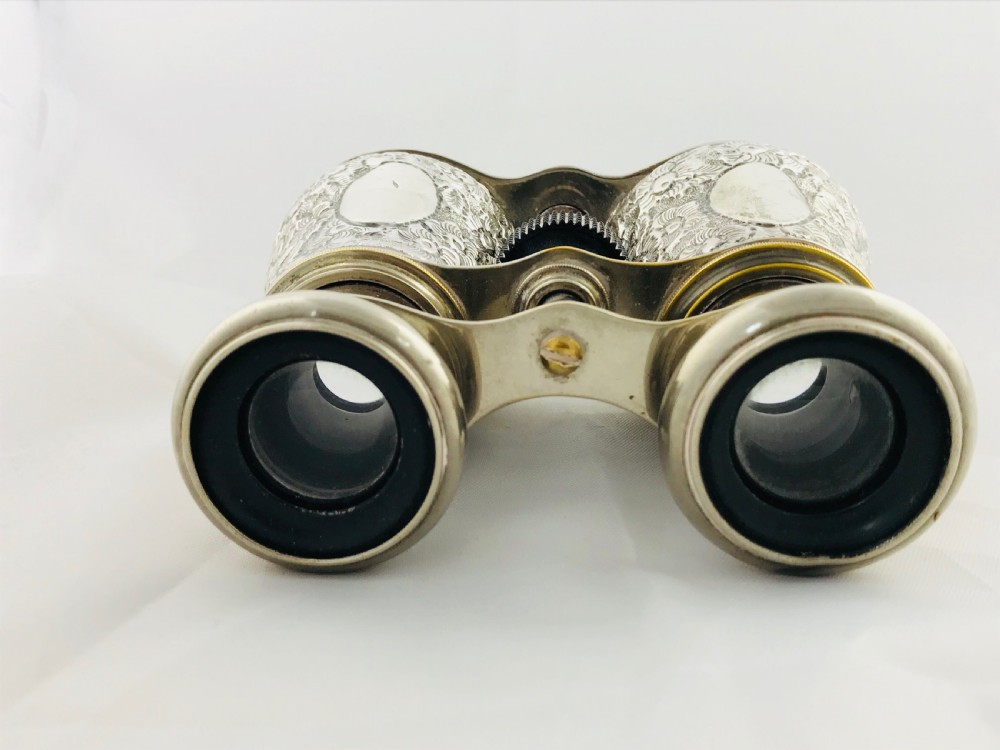 A Pair of Late Victorian Silver Mounted Binoculars  View IV