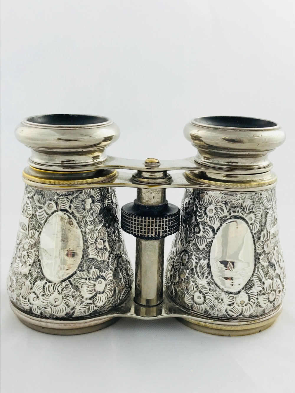 A Pair of Late Victorian Silver Mounted Binoculars  View VIII