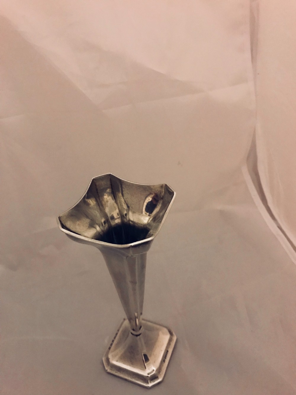 Sterling Silver 1922 Art Deco Vase PRICE REDUCED View IV