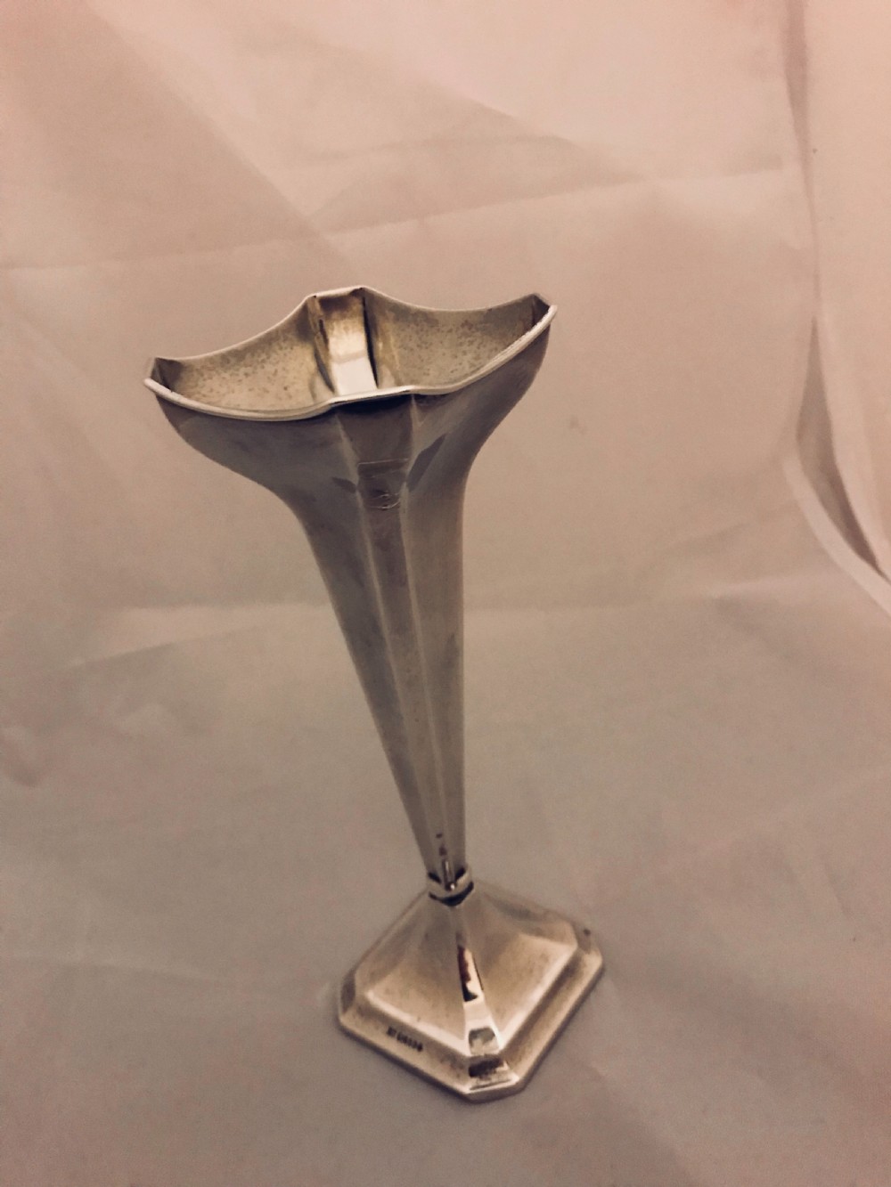 Sterling Silver 1922 Art Deco Vase PRICE REDUCED View VI