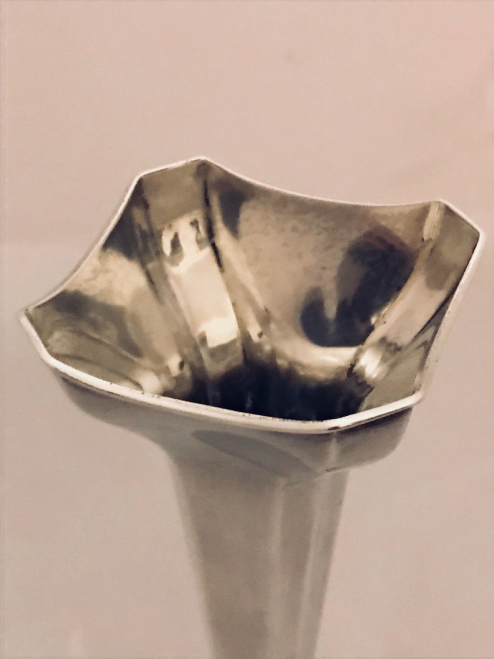 Sterling Silver 1922 Art Deco Vase PRICE REDUCED View VII