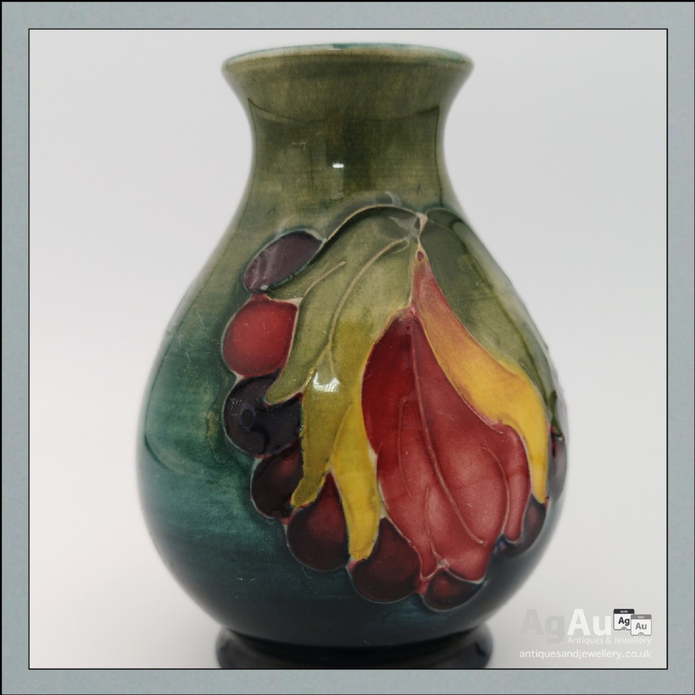 Lovely Moorcroft Leaf and Berry Pattern Small Vase