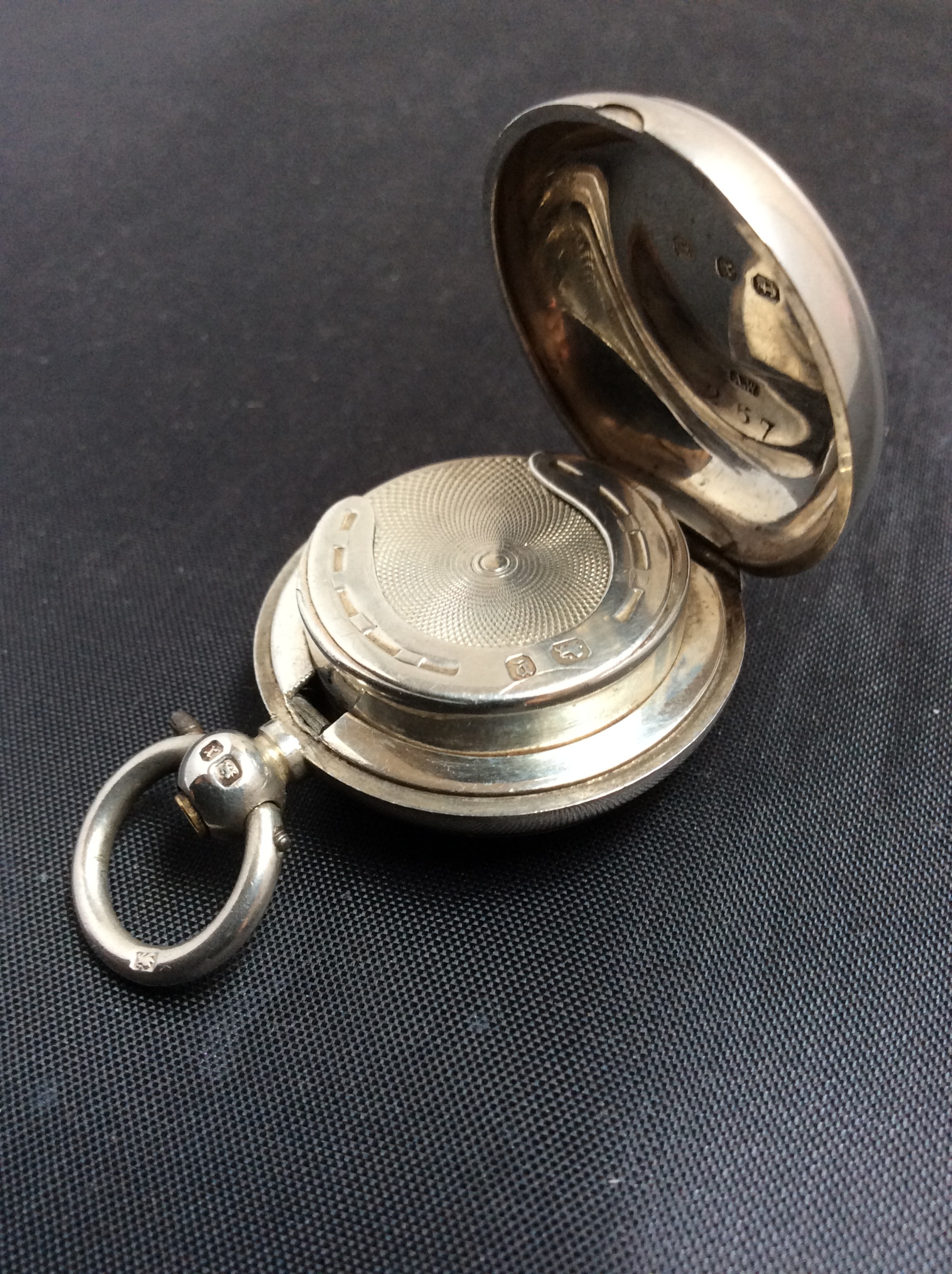 Solid Silver Victorian Sovereign Case 690596 Sellingantiques.co.uk