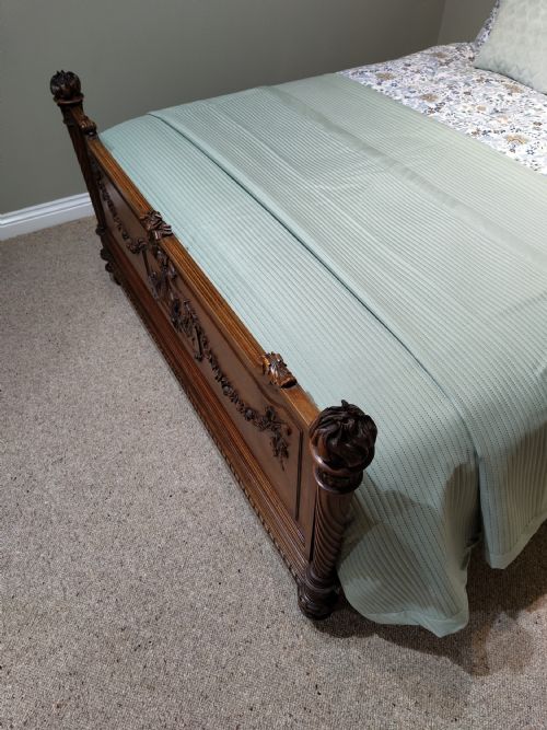 ANTIQUE FRENCH KING SIZED BED - ADDITIONAL PHOTO 6