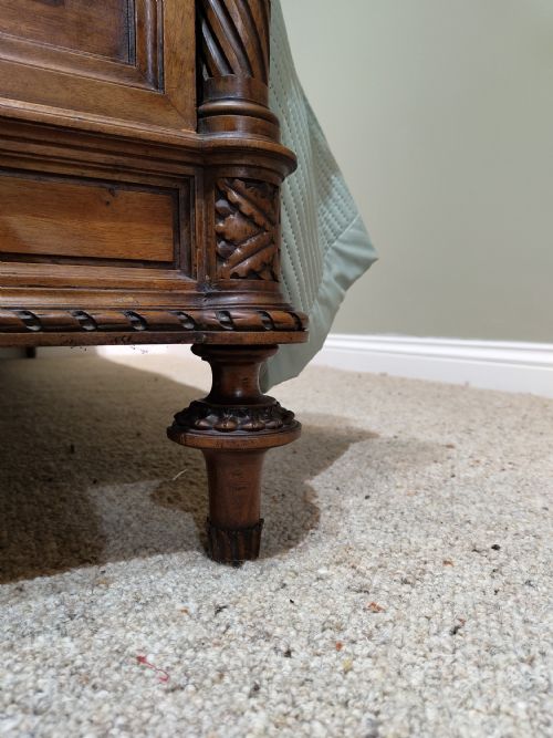 ANTIQUE FRENCH KING SIZED BED - ADDITIONAL PHOTO 9