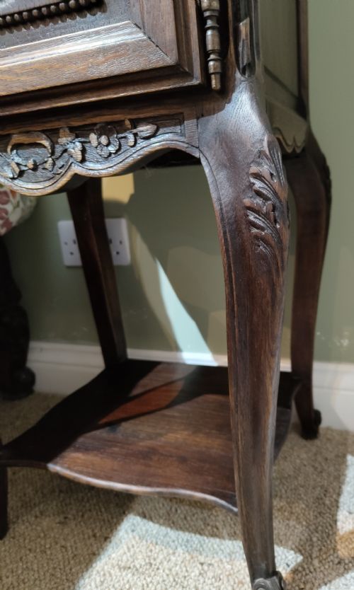 ANTIQUE FRENCH BEDSIDECABINET - ADDITIONAL PHOTO 2