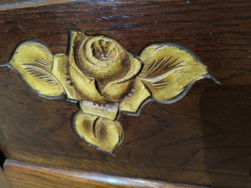ANTIQUE PAIR OF DECO BEDSIDE CABINETS - ADDITIONAL PHOTO 2