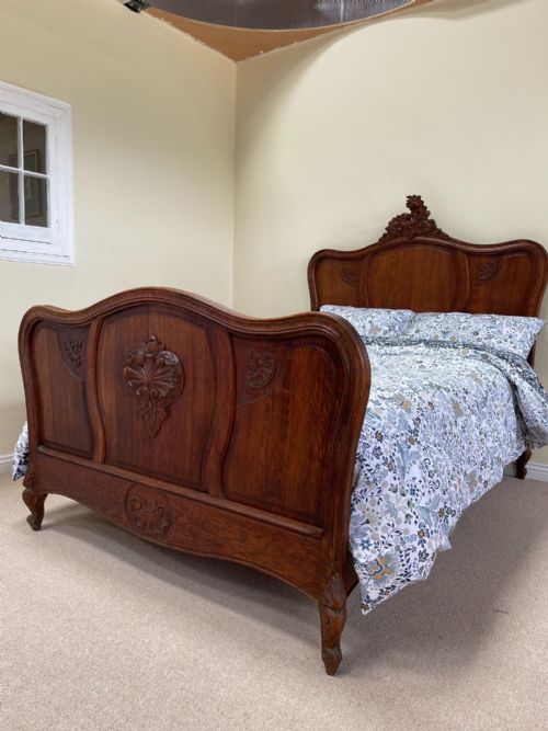 ANTIQUE FRENCH DOUBLE BED - ADDITIONAL PHOTO 2