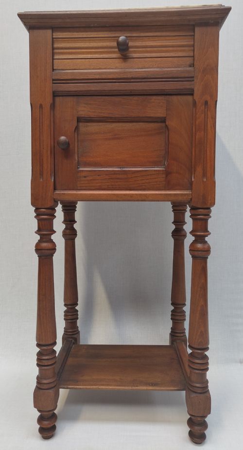 antique french bedside cabinet - CATEGORY: ANTIQUE CABINETS - DATED 1920
