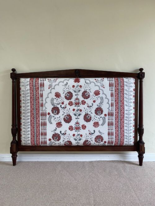 antique king sized headboard - CATEGORY: ANTIQUE BEDS - DATED 1910