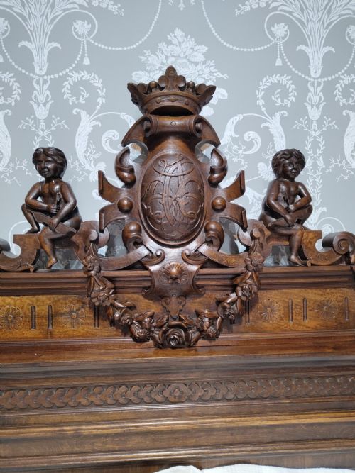 ANTIQUE FRENCH KING SIZED BED - ADDITIONAL PHOTO 5