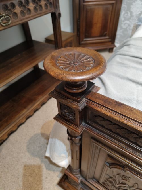 ANTIQUE FRENCH KING SIZED BED - ADDITIONAL PHOTO 8