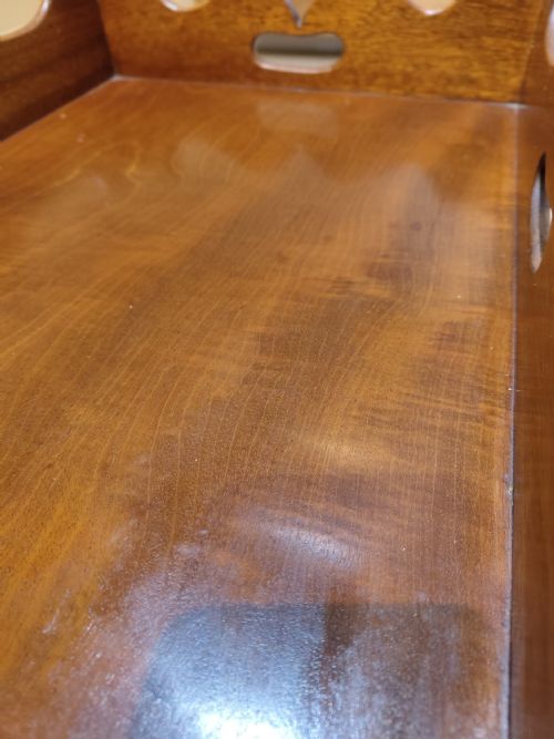 ANTIQUE TRAY TOP TABLE - ADDITIONAL PHOTO 4