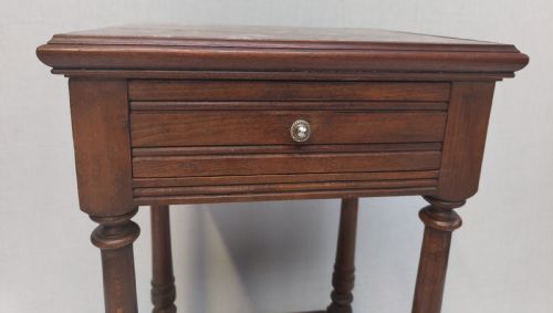 ANTIQUE BEDSIDE CABINET - ADDITIONAL PHOTO 1