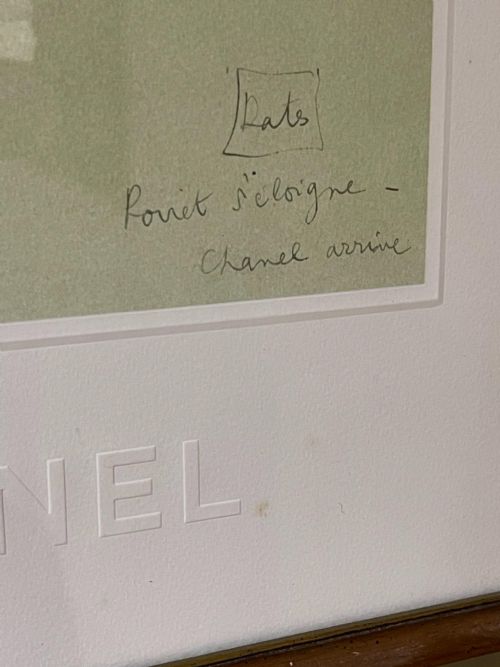 JEAN COCTEAU CHANEL LITHIOGRAPH - ADDITIONAL PHOTO 4