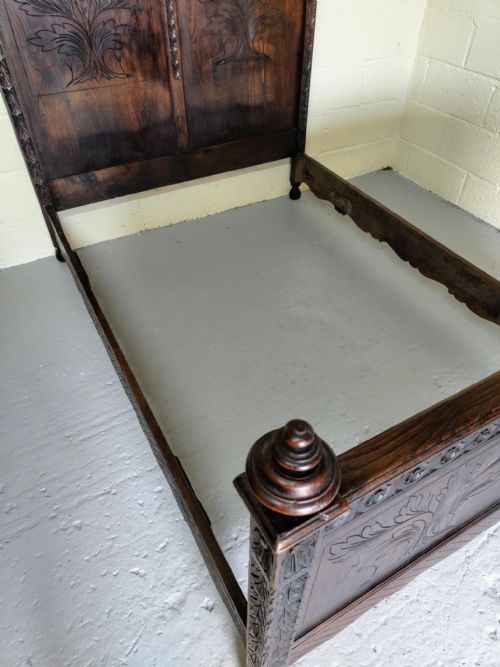 ANTIQUE DOUBLE BED - ADDITIONAL PHOTO 3