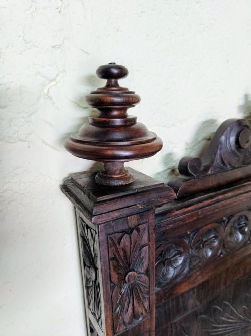 ANTIQUE DOUBLE BED - ADDITIONAL PHOTO 5