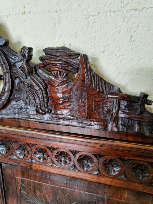 ANTIQUE DOUBLE BED - ADDITIONAL PHOTO 6