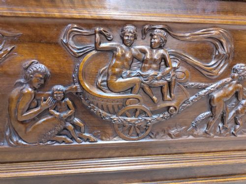 ANTIQUE FRENCH KING SIZED BED - ADDITIONAL PHOTO 1
