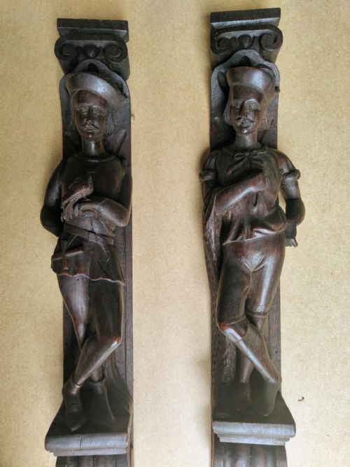 PAIR OF CARVED PANELS - ADDITIONAL PHOTO 1