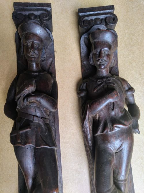 PAIR OF CARVED PANELS - ADDITIONAL PHOTO 5