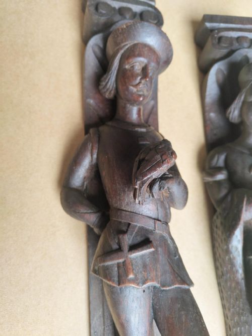 PAIR OF CARVED PANELS - ADDITIONAL PHOTO 6