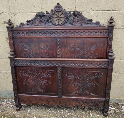 ANTIQUE DOUBLE BED - ADDITIONAL PHOTO 1