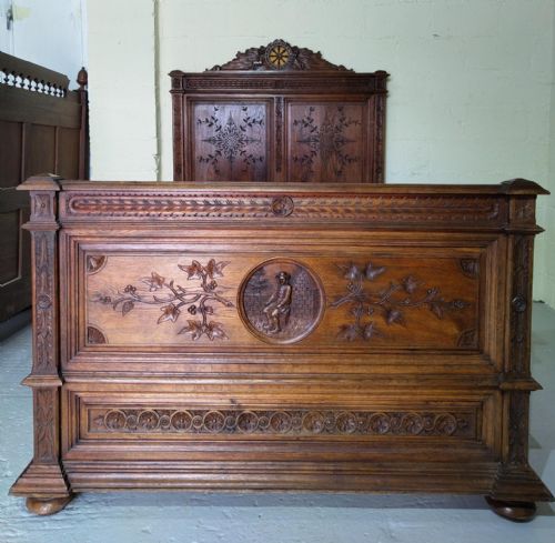ANTIQUE DOUBLE BED - ADDITIONAL PHOTO 8