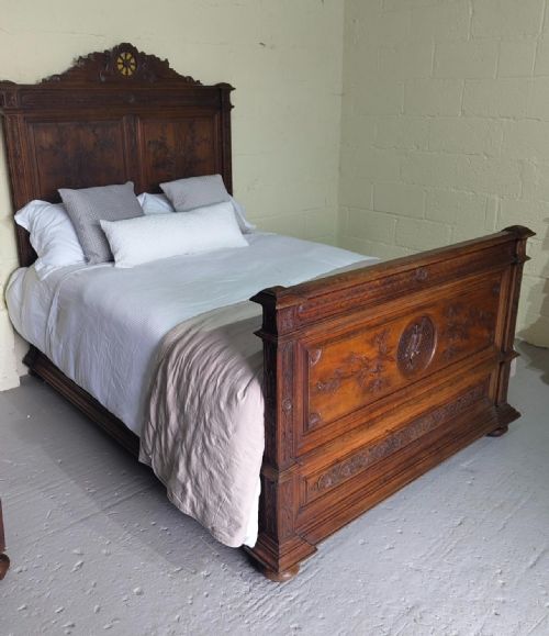 ANTIQUE DOUBLE BED - ADDITIONAL PHOTO 11